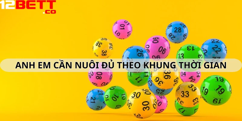 Anh em cần nuôi đủ theo khung thời gian và không bỏ giữa chừng Anh em cần nuôi đủ theo khung thời gian và không bỏ giữa chừng